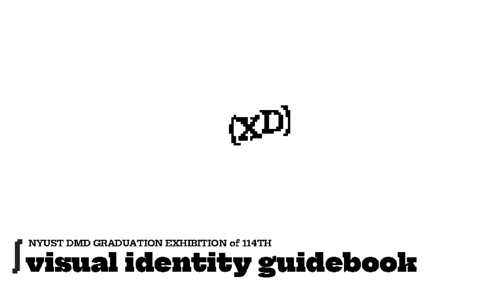 (XD) visual identity guidebook — visual identity guidebook 封面
